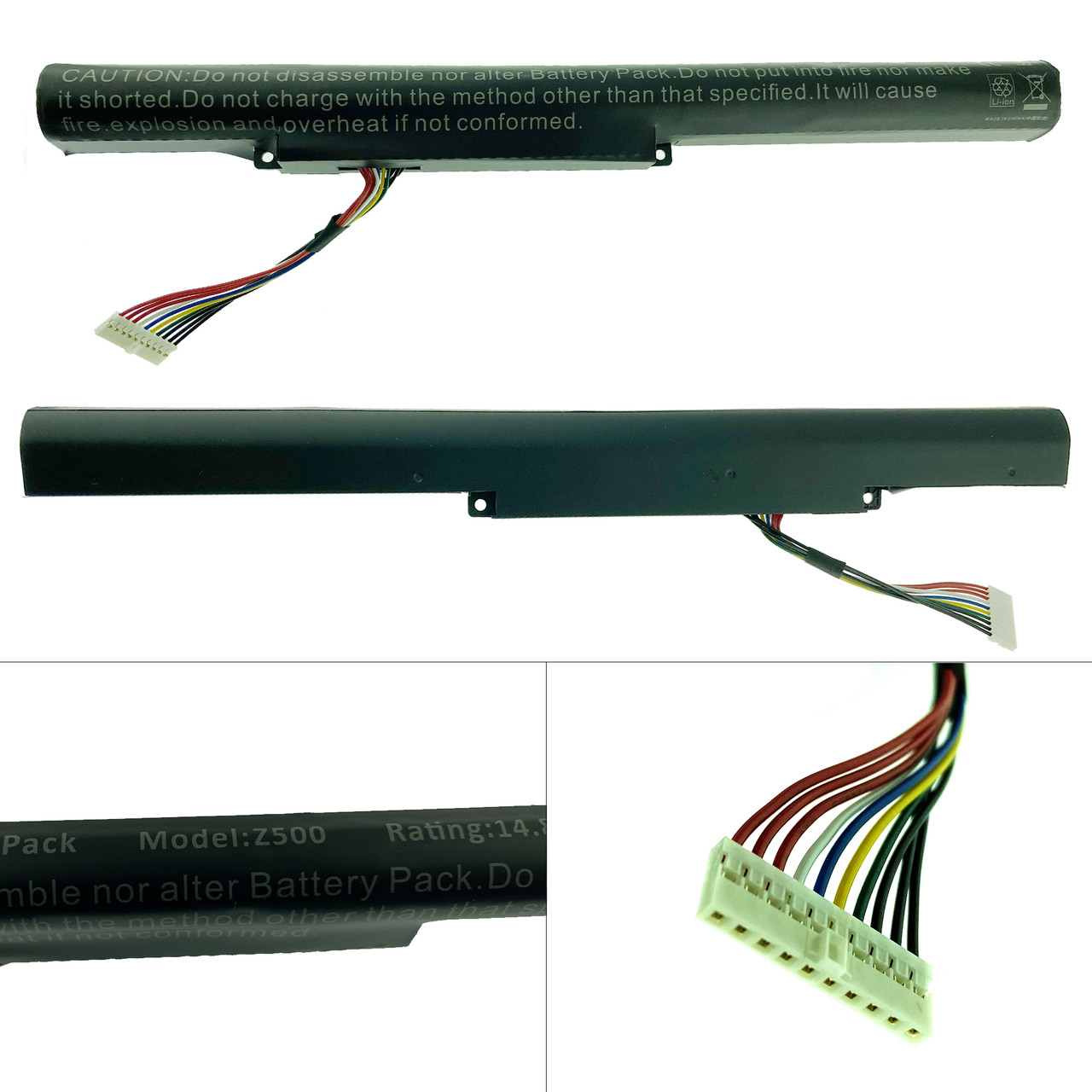 Аккумулятор для ноутбука Lenovo Z400/ 14.4 В/ 2200 мАч, черный