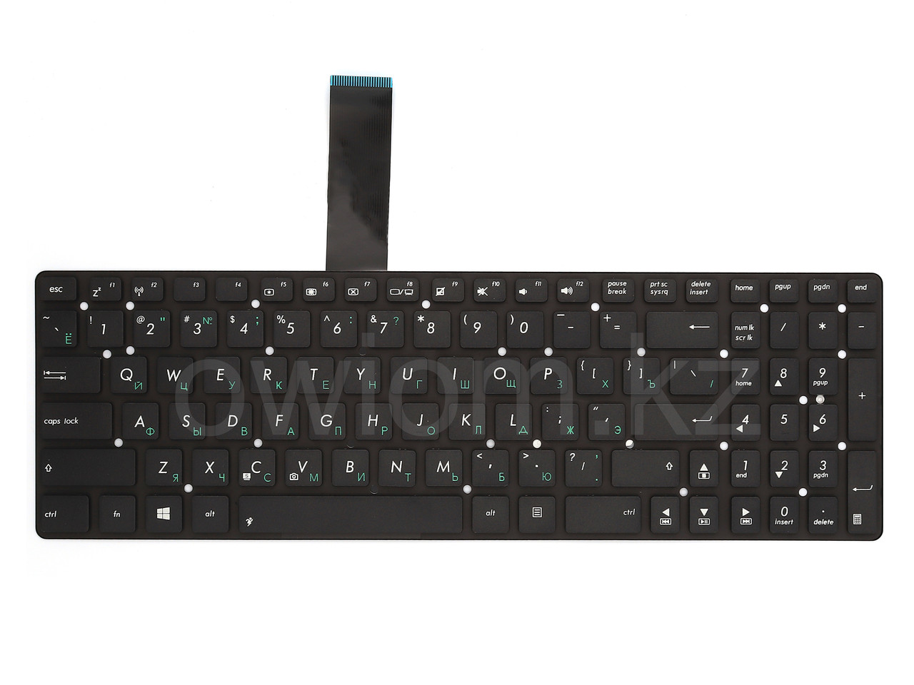 Клавиатура для ноутбука Asus K55, RU, черная