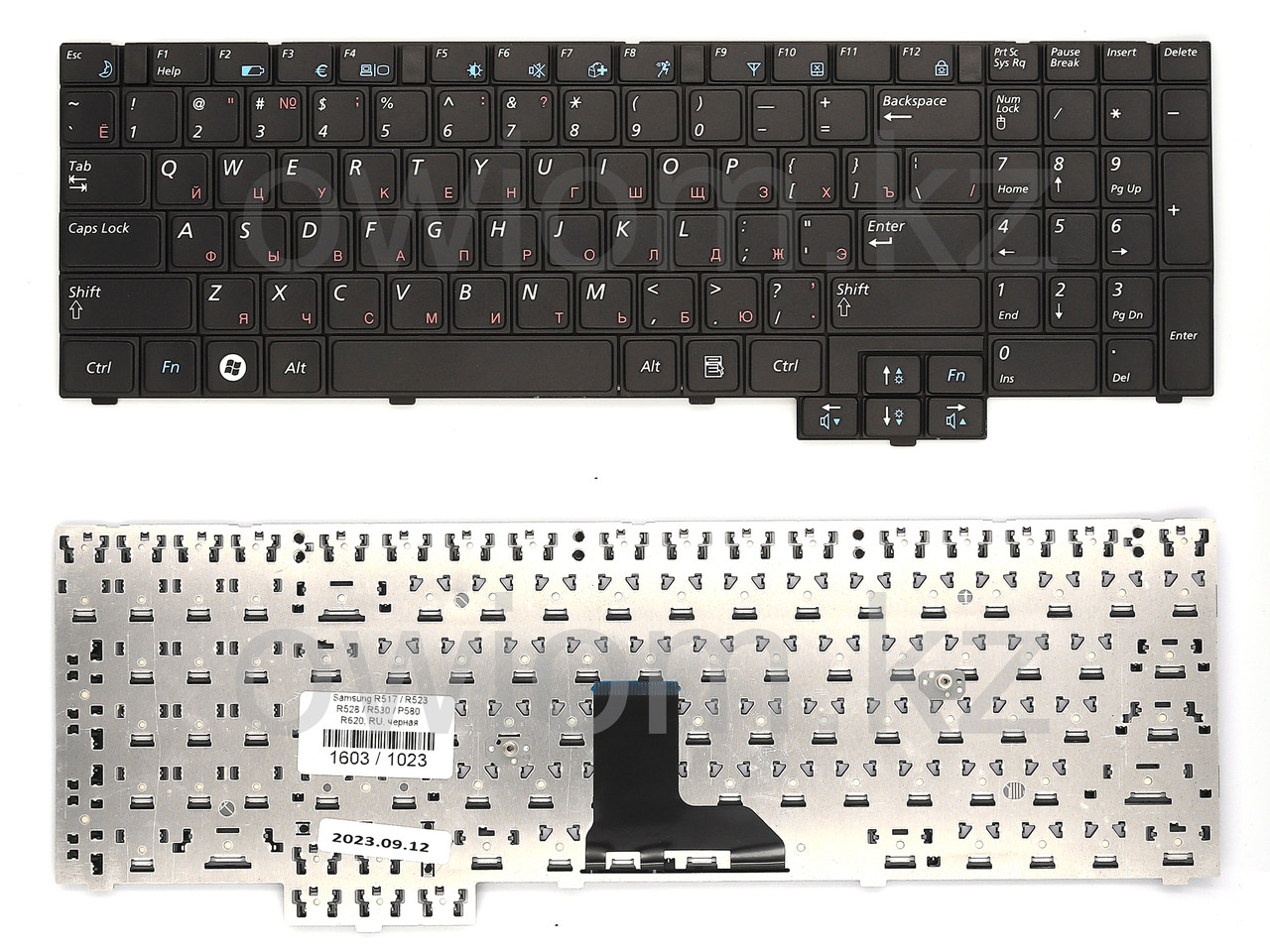 Клавиатура для ноутбука Samsung R517, R523,R528, R530,P580, R620